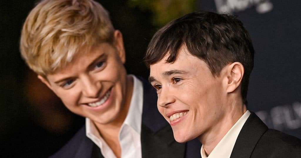 Elliot Reed Partner Elliot Page Makes Red Carpet Debut With His New Partner and Sparks Are ...