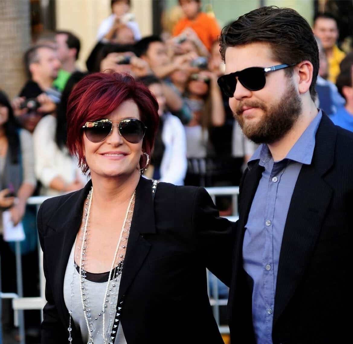 Sharon Osbourne with her son Jack