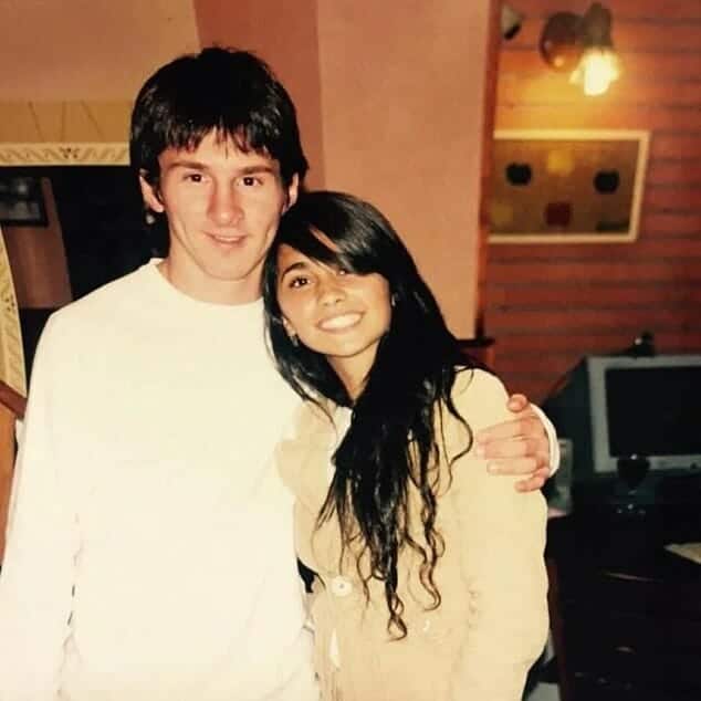 Antonela Roccuzzo and Lionel Messi