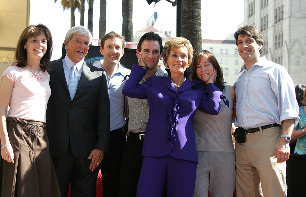 Judy Sheindlin with her family