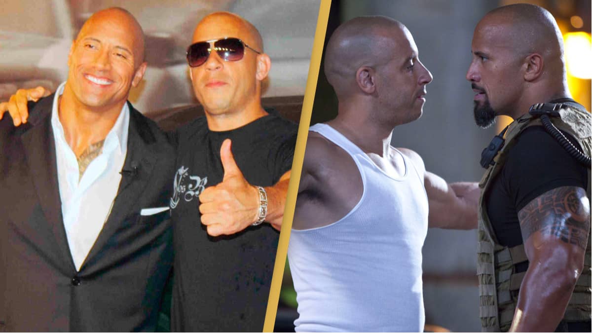 Dwayne Johnson and Vin Diesel