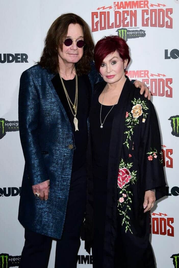 Sharon Osbourne with her husband Ozzy Osbourne