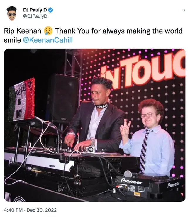 Keenan Cahill tribute by DJ Pauly D