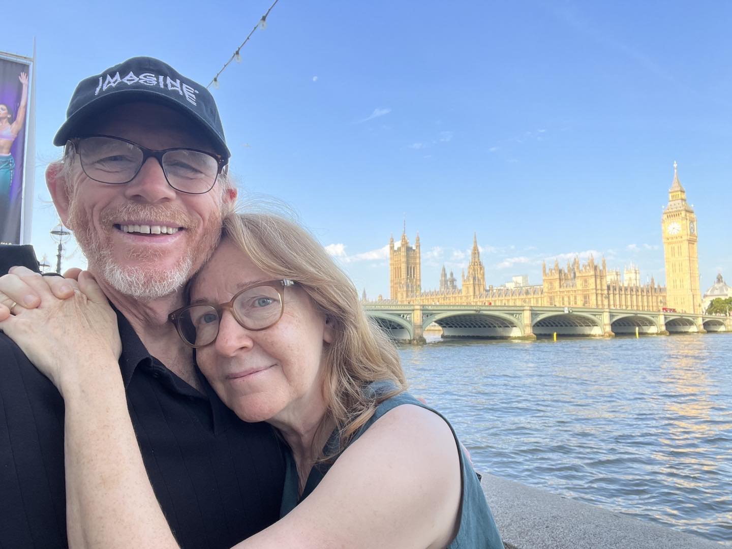 Ron Howard with his wife