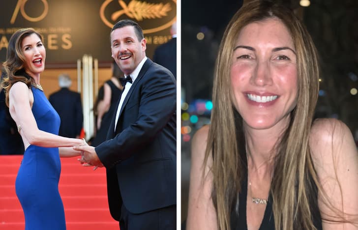 Adam Sandler and Jackie Titone