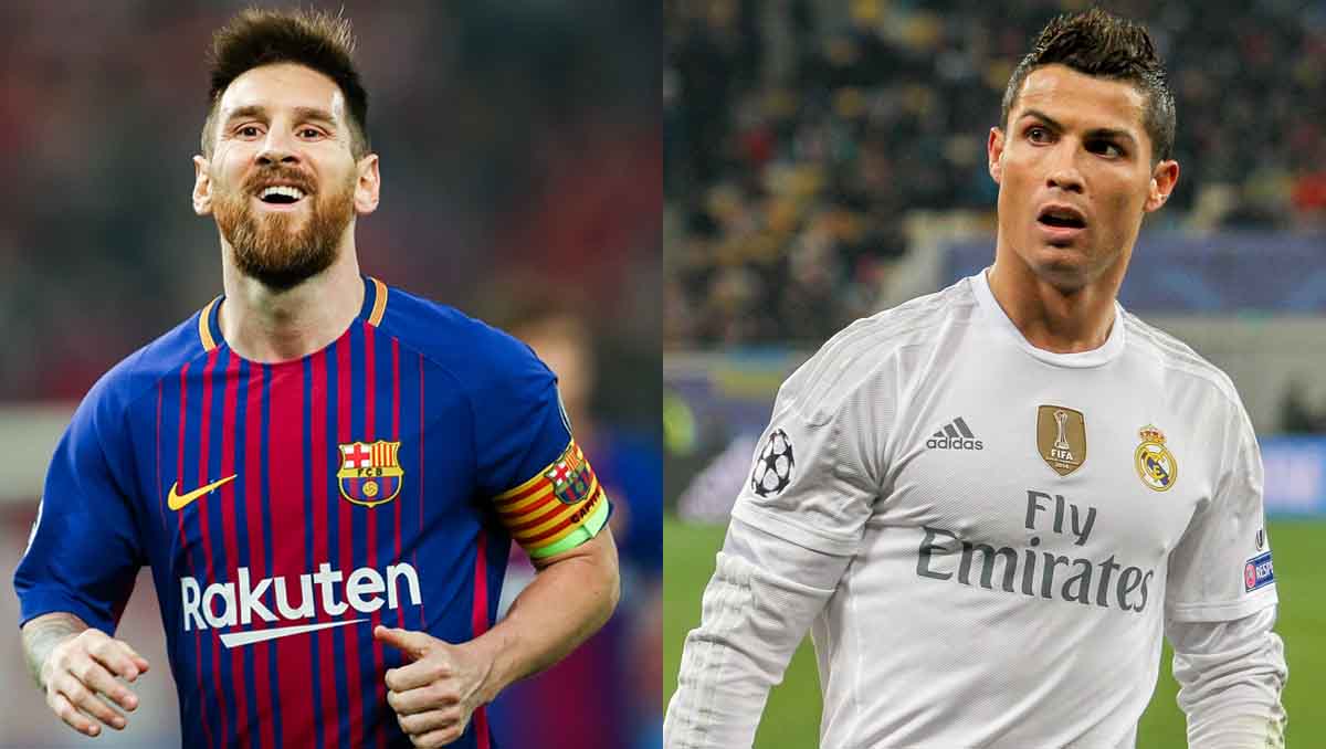 Messi Ronaldo Barcelona Real Madrid PSG Goat