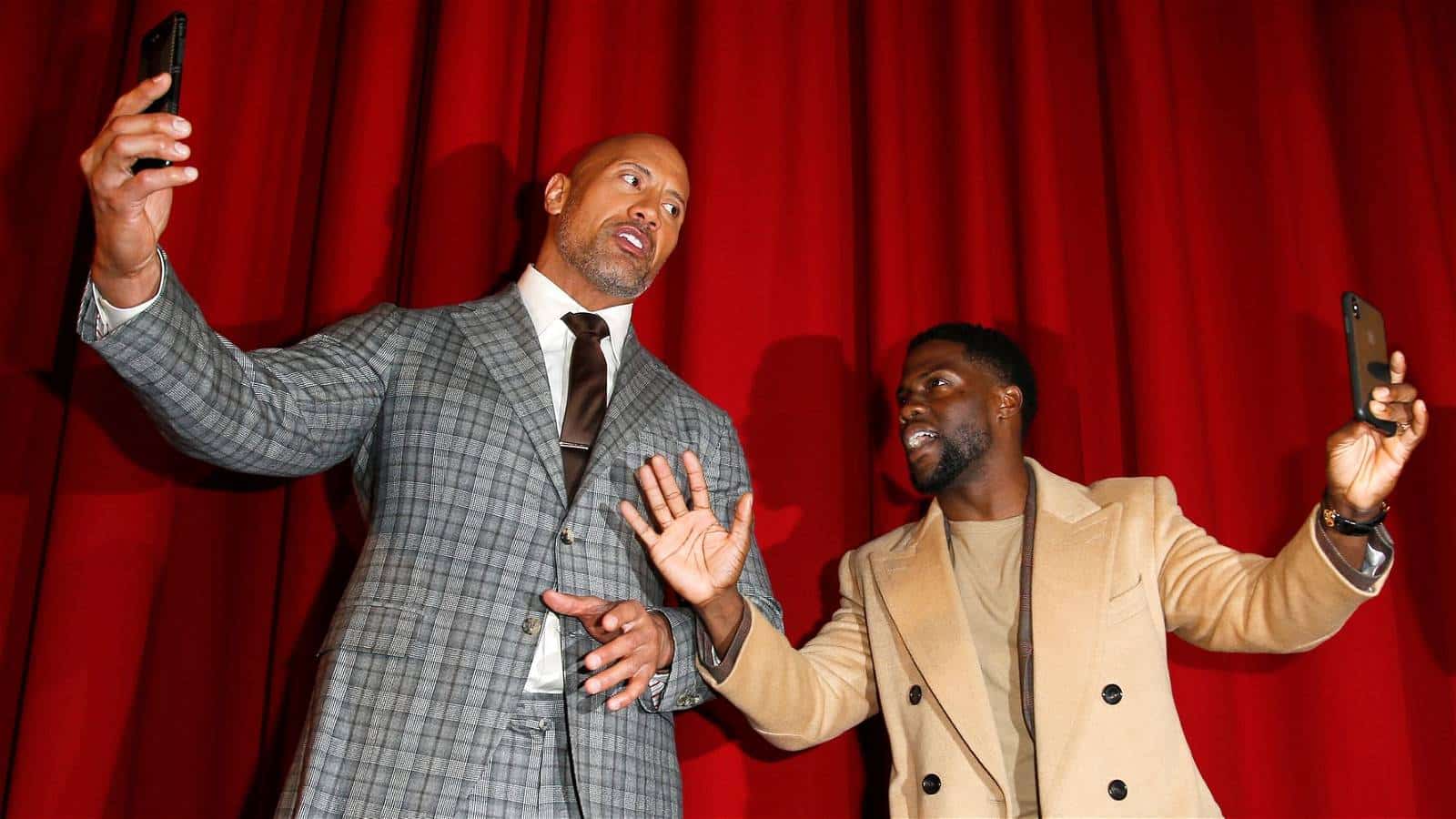 Dwayne Johnson and Kevin Hart