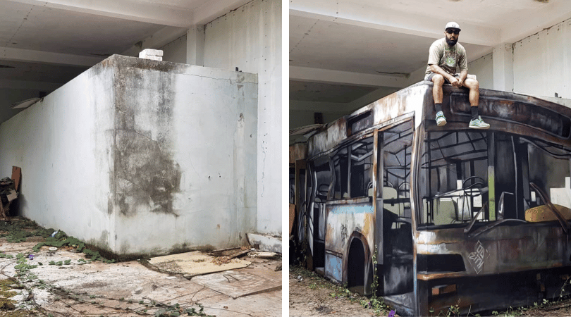 Magic of Sergio Odeith: Talented Street Artist Transforms Simple Plots Into AMAZING 3D Wonders