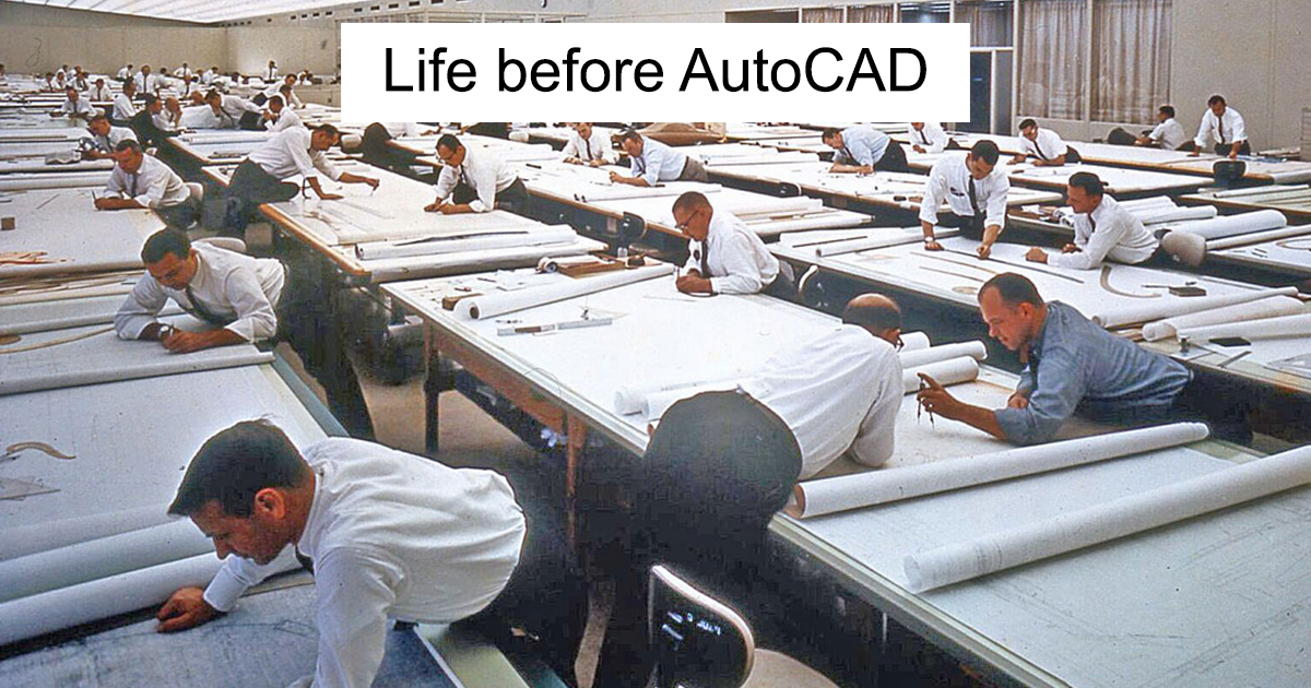 Vintage Photos That Show the Way of Working Before AutoCAD Was a Thing (10+ Pics)