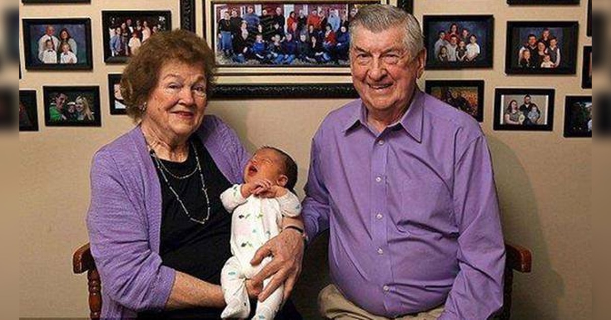 Couple Married for 66 Years Celebrates the Birth of Their 100th Grandchild
