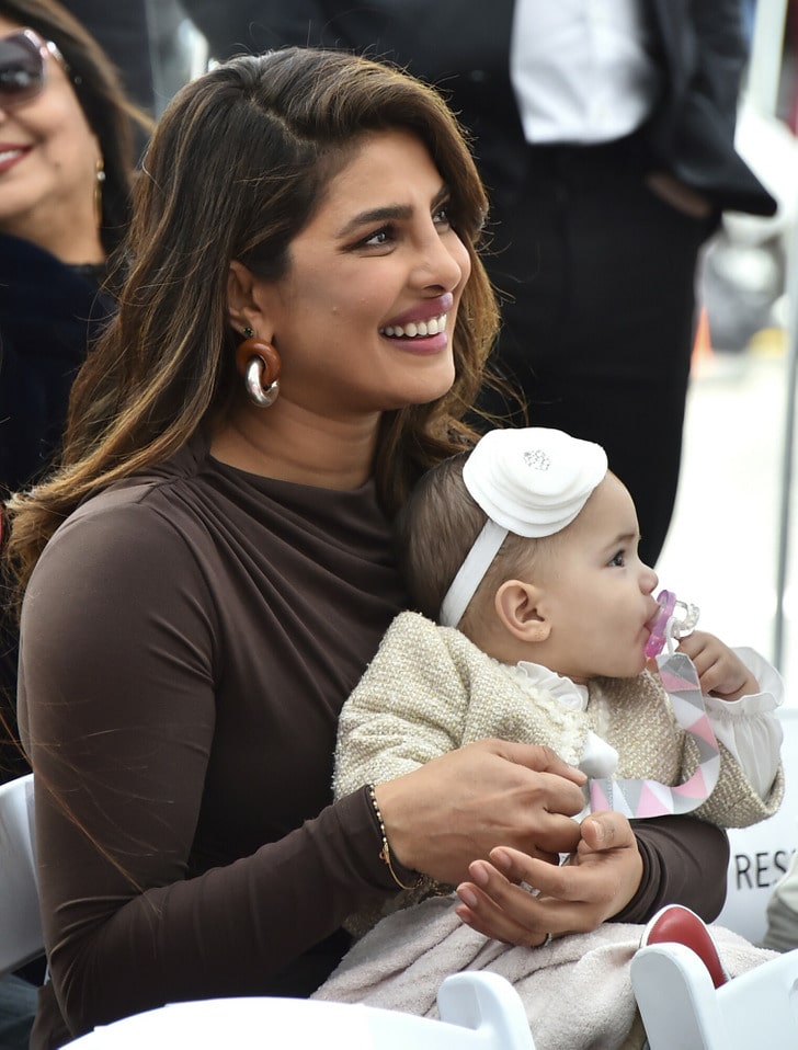 Priyanka Chopra with her daughter Malti