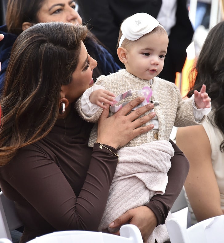 Priyanka Chopra with her daughter Malti