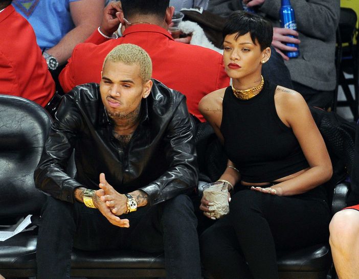 Chris Brown and Rihanna