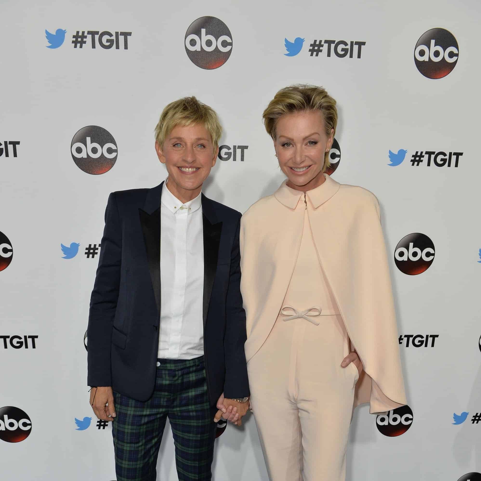 Ellen DeGeneres and Portia de Rossi