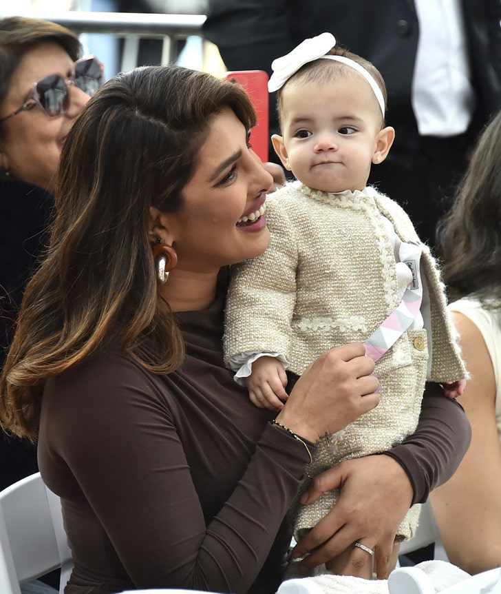 Priyanka Chopra with her daughter Malti