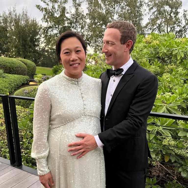 Mark Zuckerberg and Priscilla Chan