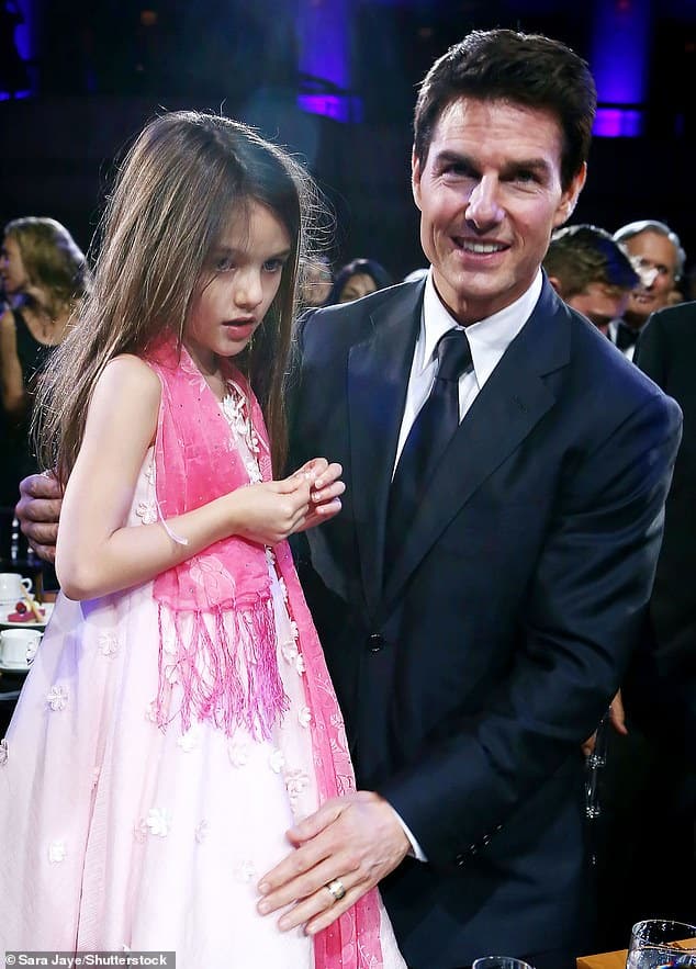 Tom Cruise with his daughter, Suri