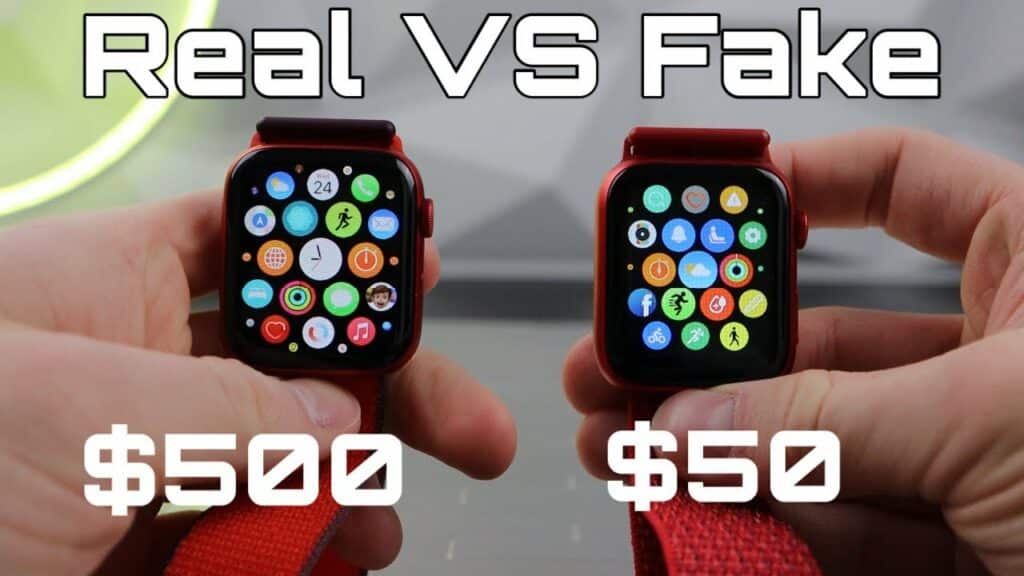 Real vs Fake Apple Watch