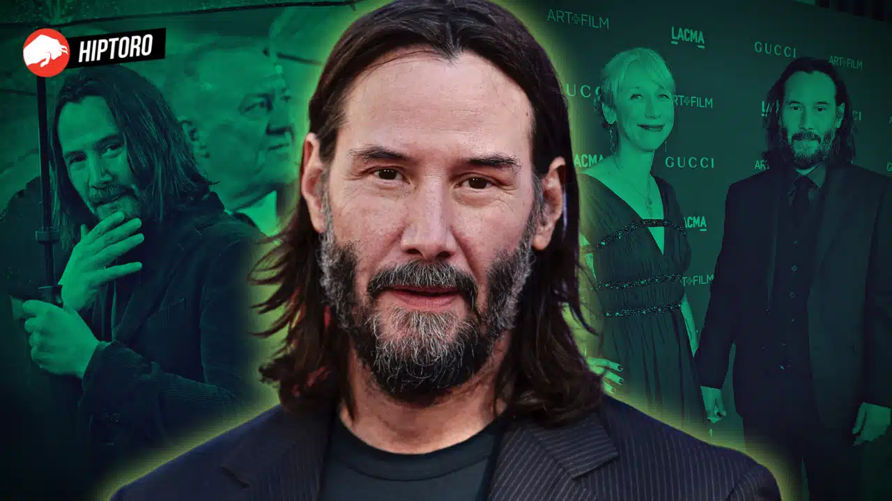 Keanu Reeves claims his last moment of "bliss" was with "my honey" in bed