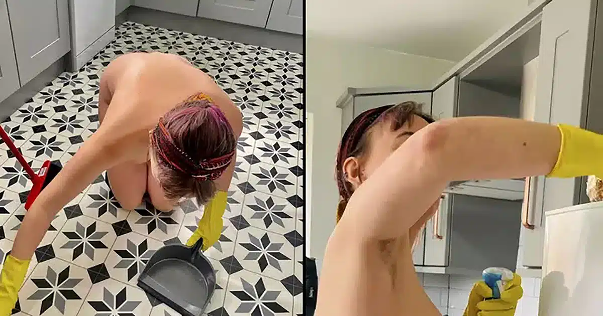 Naked Cleaner Earning £50 Per Hour, Opens Up About the "Creeps" Who Hire Her