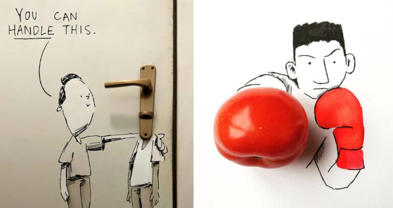 Kristian Mensa Is an Artist Who Creates Clever Little Drawings That ...