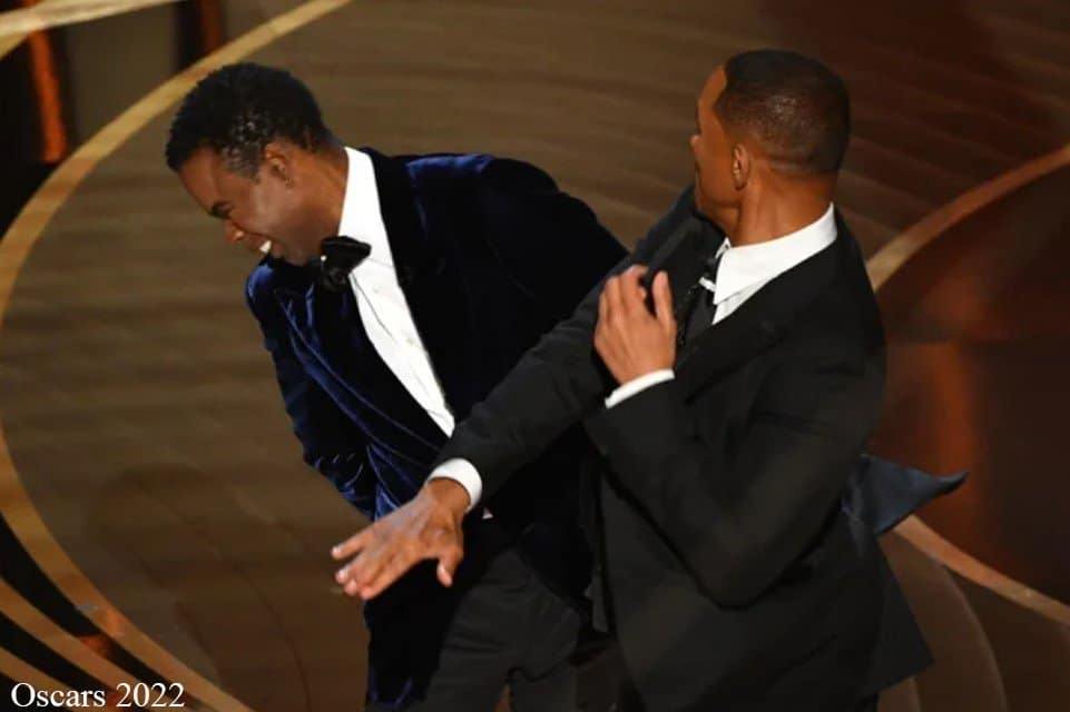 Will Smith slapping Chris Rock