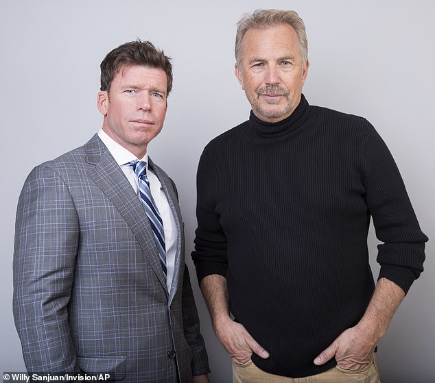 Yellowstone creator, Taylor Sheridan with Kevin Costner