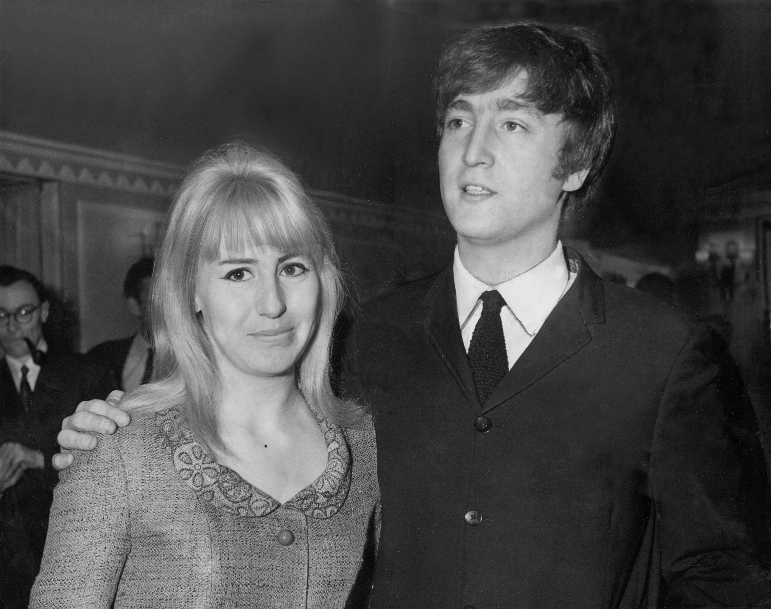 Cynthia Lennon and John Lennon