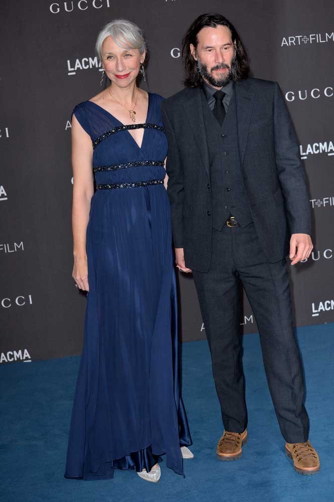 Keanu Reeves with Alexandra Grant