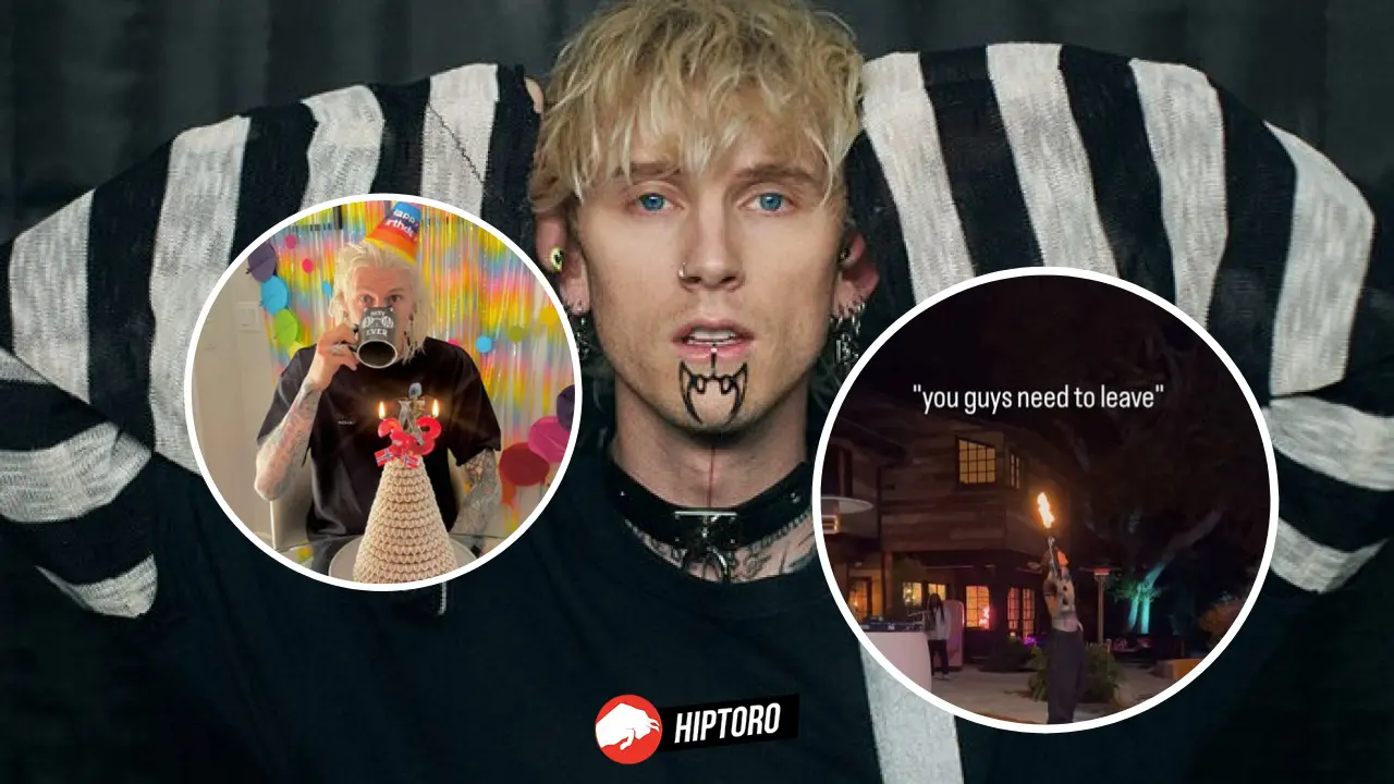 Machine Gun Kelly's 33rd Birthday Celebration Featured Flamethrowers and Marijuana — but No Megan Fox