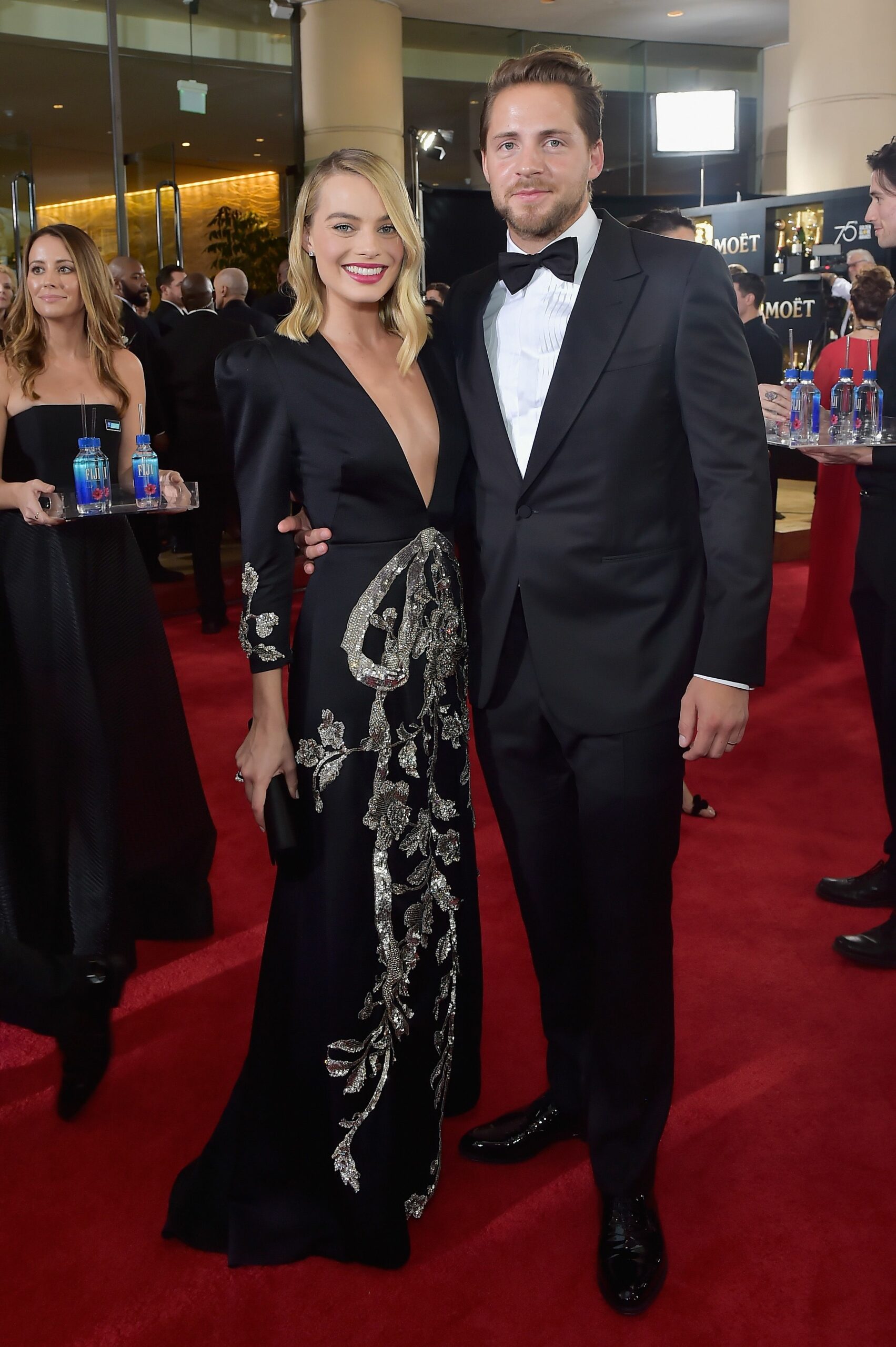 Margot Robbie with Tom Ackerley