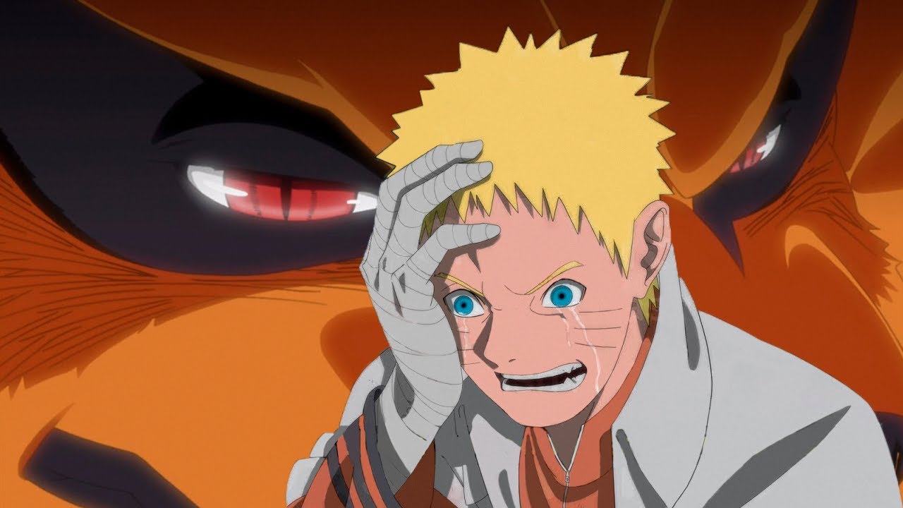 Naruto after losing Kurama