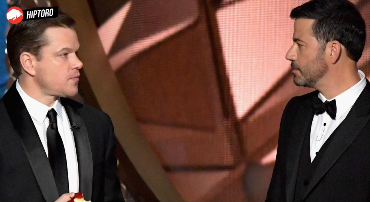 Jimmy Kimmel, according to Matt Damon, is a "terrible human being"