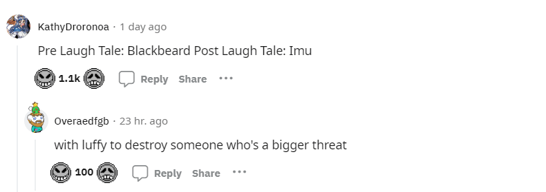 One Piece reddit comment 