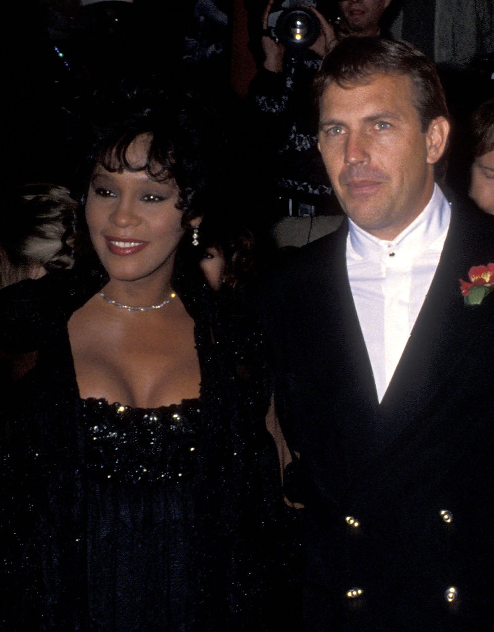 Kevin Costner and Whitney Houston