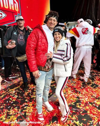 Brittany Mahomes and Patrick Mahomes