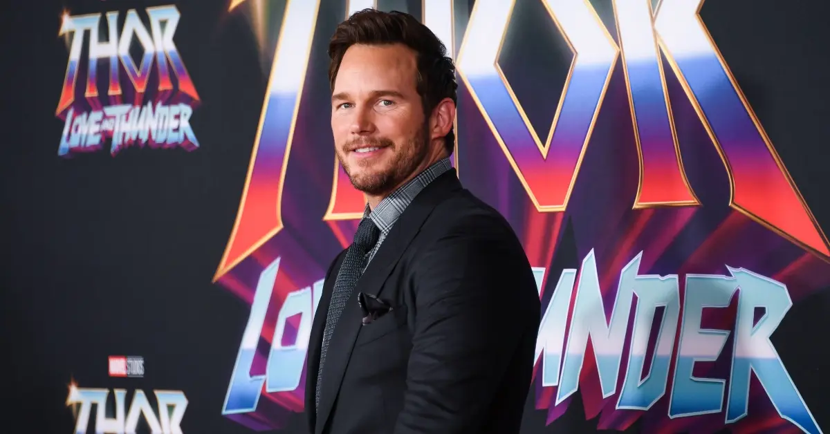 Chris Pratt in Thor: Love and Thunder premiere