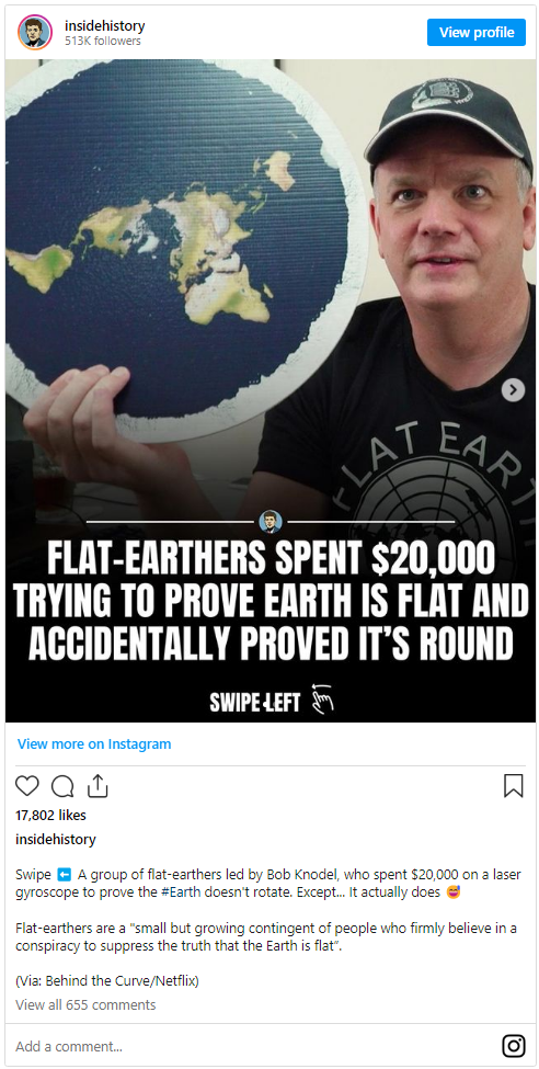 flat-Earther