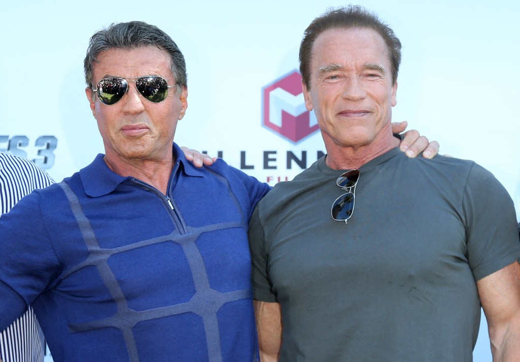 Arnold Schwarzenegger and Sylvester Stallone