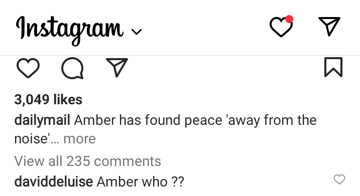 Amber Heard being mocked by an actor