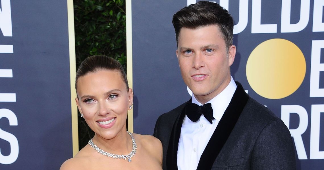 Scarlett Johansson and Colin Jost