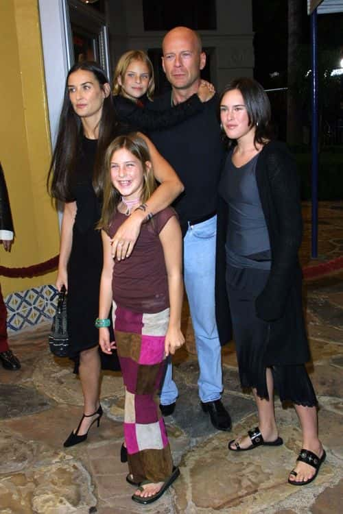 Bruce Willis with family