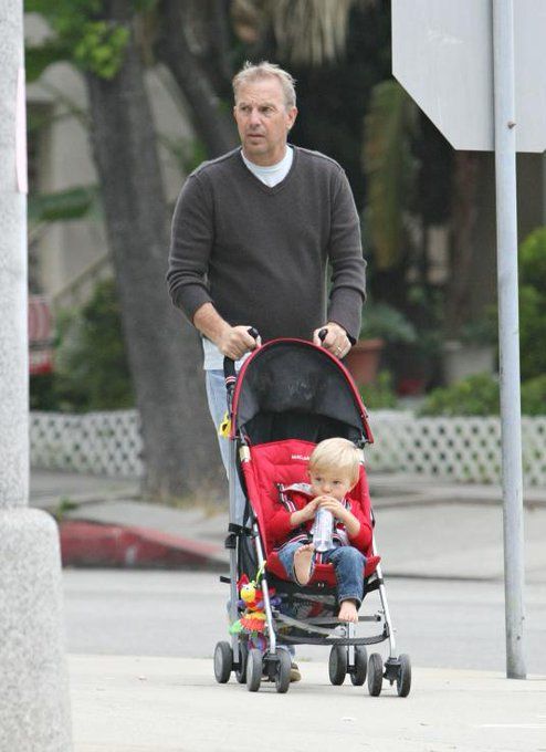 Kevin Costner with his son, Cayden