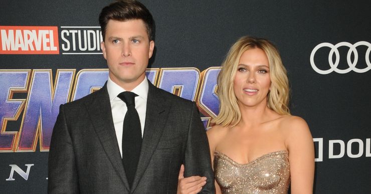 Scarlett Johansson and Colin Jost