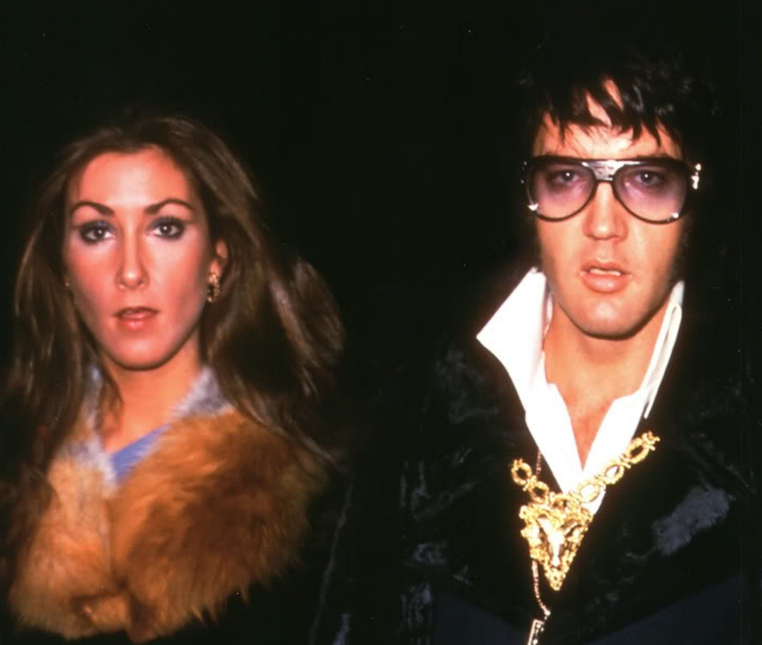 Elvis Presley and Linda Thompson