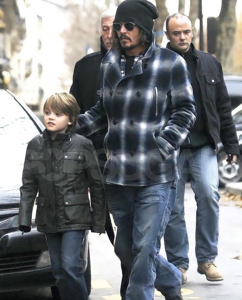 Johnny Depp and Jack Depp