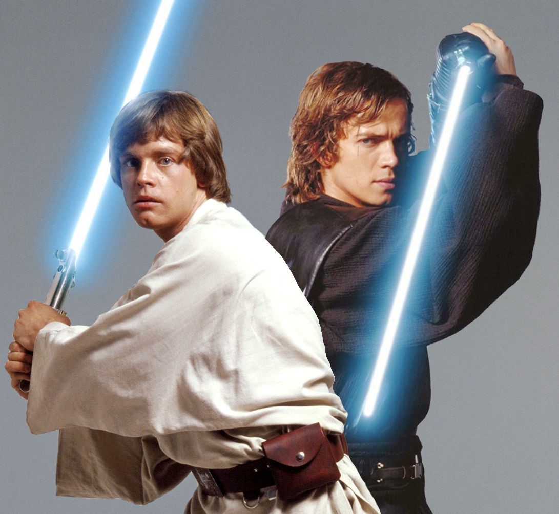 Luke & Anakin Skywalker Star wars