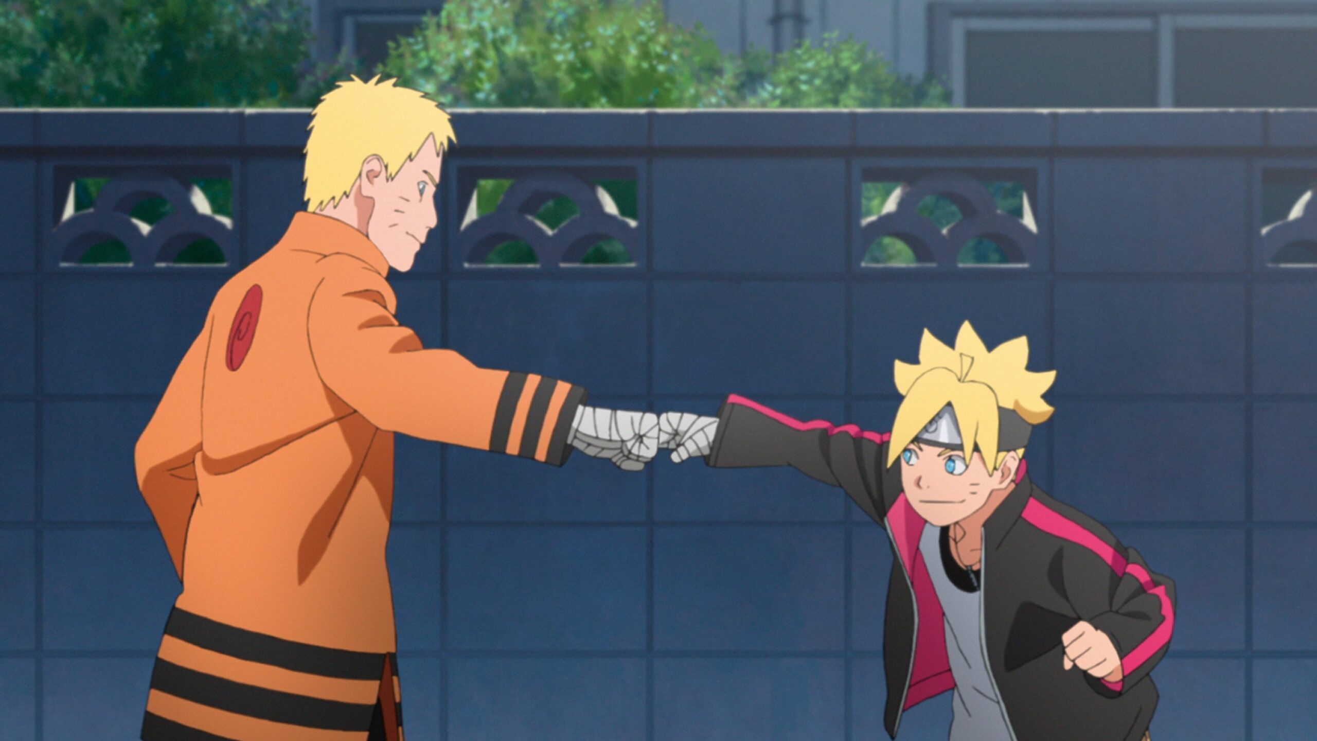 Naruto and his son Boruto