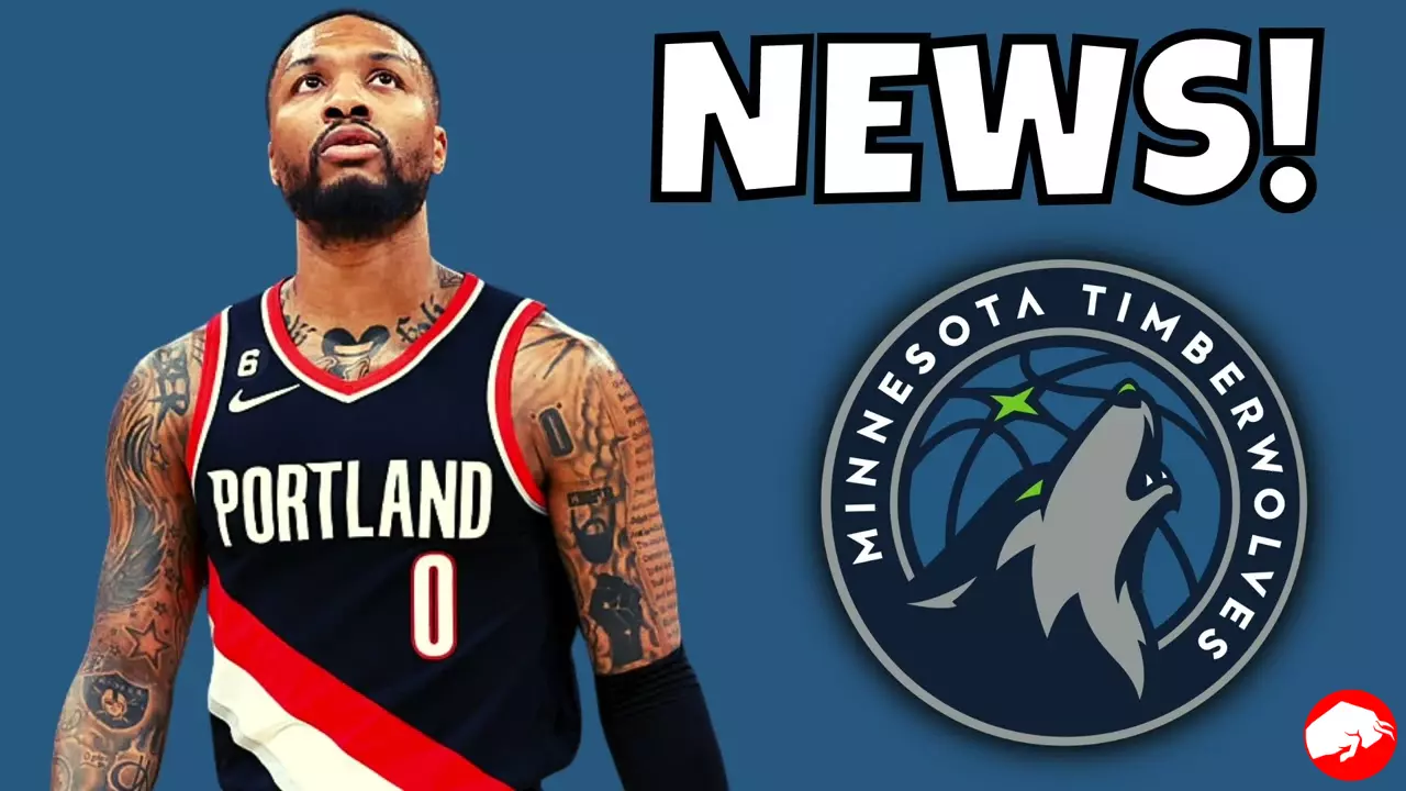 Blazers' Damian Lillard Trade to The Timberwolves In Proposal