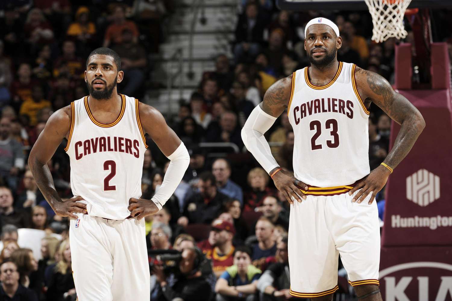 LeBron James and Kyrie Irving reunion